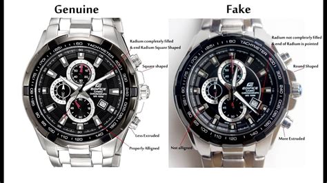 how to identify fake casio edifice watch|casio edifice 359d 1av.